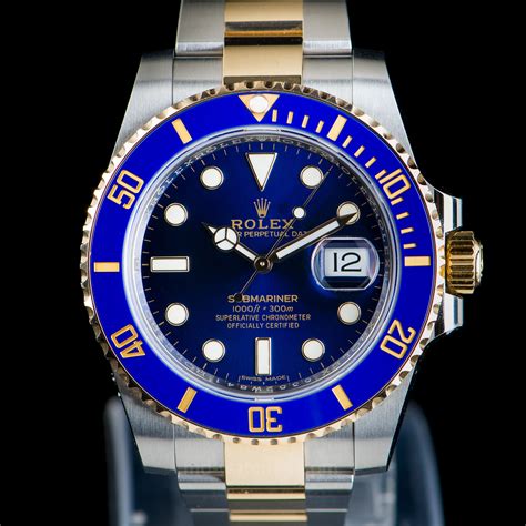 rolex submariner two tone 116613lb.